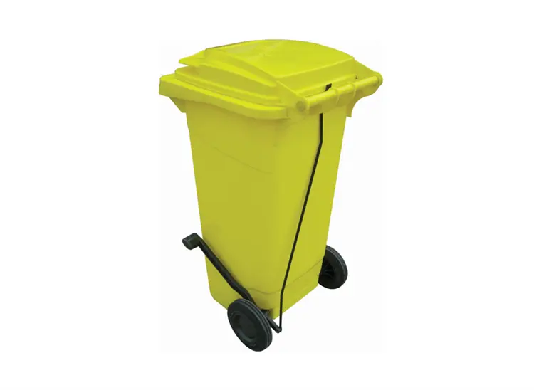 Plastik Çöp Kovası 120 Litre Pedallı