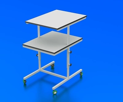 T160 - Sehpa 2 Katlı Yükseklik Ayarlı